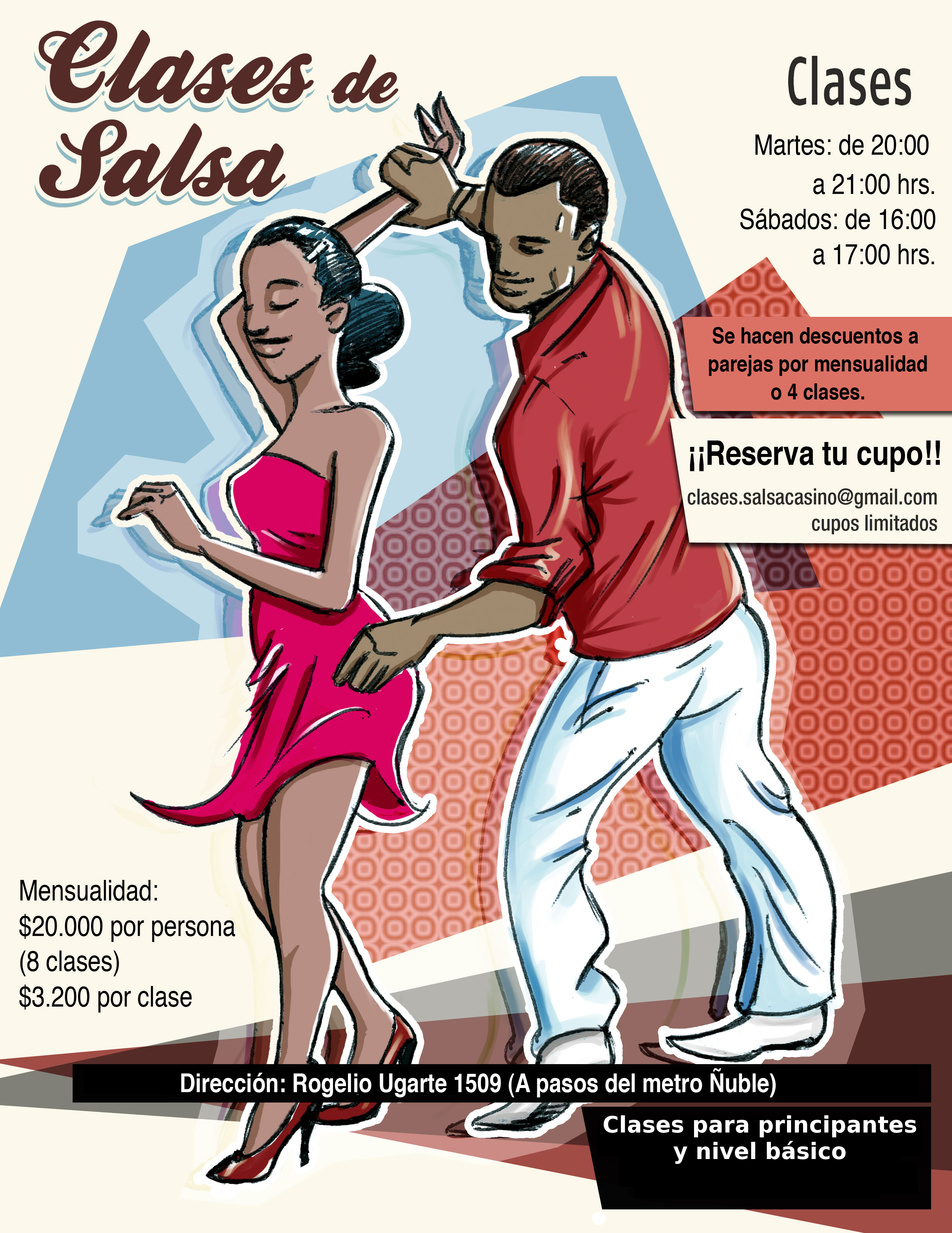 Pasos basicos para aprender a bailar salsa casino